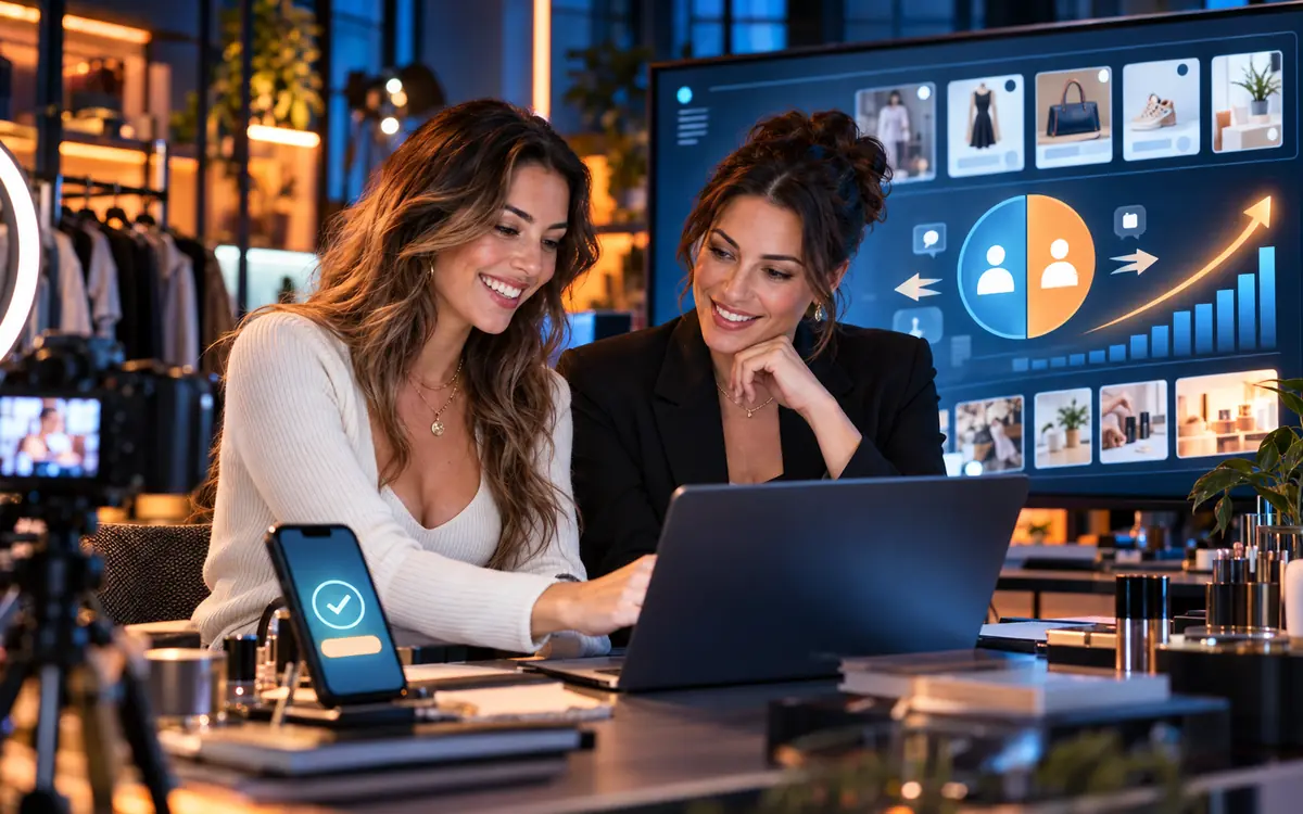 Creator and WBN account manager growing a shared storefront together